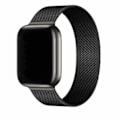 Pikkukuva 1 / 2: Metallikellohihna tyylikäs elegantti ruostumattomasta teräksestä valmistettu verkkohihna magneettilukolla kellolisävarusteille Musta 38mm/1.50in, 40mm/1.57in,