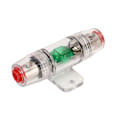 Miniatyrbillede 3 af 8: 2 stk DC12‑36V Inline ANL Sikringsholder IP67 Vandtæt Bil Audio Forstærker Batteri Sikring Strøm Blok