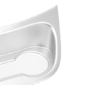 Miniatyrbilde 4 av 8: Dekseltrim for koppholder foran, matt forniklet, sterk beskyttelse, stilig vannkobberholderramme, erstatning for Benz Vito W447