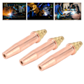 Miniatyrbillede 1 af 8: 3 stk. Propan Skærebrænder Dyser Isobarisk Gasbrænder Dyser til Flammeskæring Maskine 0,9 mm 1,2 mm 1,5 mm