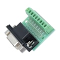 Miniatyrbilde 5 av 8: DB9 Hunn Terminal Breakout Board 9 Posisjoner Skrue Adapter for RS232 RS485 Kontakt