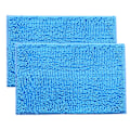 Miniatyrbilde 2 av 2: 2 stk Chenille Anti-Skli Sklisikker Vann Absorberende Matte Bad Stue (Lyseblå)