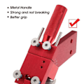 Miniatyrbild 8 av 8: Grässkärarens Knivsharpare 15‑45 Grader Justerbar Vinkel Kniv Slipmaskin Sharpening Tool Röd