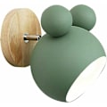 Miniatyrbild 1 av 5: Rund Metall Vägglampa med Tecknat Motiv, Macaronfärgad Nordisk Design E27 Sockel för Hall Kök Trappor