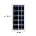 Miniatyrbild 2 av 5: Solenergi Kompanjon: Portabel Solpanel För Utomhusutrustning, Dubbel Usb Hög Hållbarhet 10W 18V Polykristallin Silikonmodul, Snabbladda Din