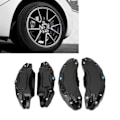 Miniatyrbilde 1 av 8: 4 stk Bremsekaliperdeksel Foran Bakk Aluminium Legering Utskifting for Tesla Model Y 19 20in Hjulnav Svart