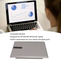 Miniatyrbild 6 av 8: Laptop LCD Bakre Skal Ersättning Notebook LCD Bakre Övre Lock för NP530U4B NP530U4C Silvergrå