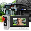 Miniatyrbild 1 av 8: 7 tum TFT Video Intercom Dörrtelefon System Intelligent Access Dörrkamera 110-240VEU&nbsp;Plugg