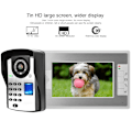 Miniatyrbillede 1 af 8: 7 tommer TFT Videodørtelefon Intercom Dørklokke Fingeraftryk Adgangskode Opluk Nattesyn AU 110-240V
