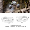 Miniatyrbild 6 av 8: RC Främre Axelvikter Set Koppar Aluminiumlegering Främre Portal Drivhus Styrknoge Motvikt för HOBBYPLUS 1/18 4WD CP18P RC Bilar Silver