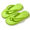 Miniatyrbilde 2 av 8: Flip Flops for Kvinner - Flattsandaler i Søte Farger - Utendørs Klips-Flip Flops for Sommeren - Lysegrønn 38/39