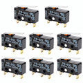 Miniatyrbild 1 av 5: Mikrobrytare för industriellt och hushållsbruk, silverkontaktmaterial främjar optimal elektrisk funktionalitet, märkspänning och ström