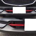 Miniatyrbild 7 av 8: 2 st Röd Frontgrill Nedre Trim Biltillbehör Ersättning för Mazda CX‑5 2017‑2020