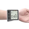Miniatyrbild 7 av 8: Armbandsblodtrycksmätare Digital Display Hjärtfrekvens Puls Blodtrycksdetektor Vit