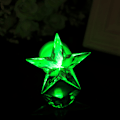 Miniatyrbillede 2 af 2: Plastik LED Farverig Natlampe Julefest Hjem Fødselsdag Dekoration Gave Stjerne