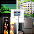 Miniatyrbild 4 av 5: Temperaturkontroller för inkubation och utrustningshus, utrustad med vattentät sensorprob och LED digital display