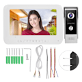 Miniatyrbillede 2 af 7: 7 tommer HD Videodørtelefon Dørklokke Intercom Kamera Monitor Hjemmesikkerhedssystem 100-240V