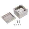 Pikkukuva 2 / 8: Uppoasennettava piilotettu pistorasia USB-portilla IP40 Kotitalous Palonestosuojaus 250V EU-pistokkeelle