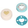 Miniatyrbild 7 av 8: Hobby Hålslag Magnetisk Metall Papper Hålslag DIY Präglingshålslag för Pappershantverk Scrapbooking Kort Konst Hjärtform