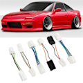 Miniatyrbillede 1 af 8: 6 stk. Baglygte Adapter Kabeltræng Højtydende Plug and Play til 240SX PnP S13 Kouki 1989‑1993
