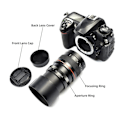 Miniatyrbild 5 av 8: Fast Fokusobjektiv 135mm F2.8 Stor Bländare Fullformat Multi-belagt Optiskt Glas DSLR Fast Fokusobjektiv för D5 D4s D4 D3x Df D810 D800 D750 D610 D500