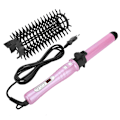 Miniatyrbilde 2 av 2: Profesjonell Keramisk Automatisk Hårcurlere Rask Styling Hårfrisør Curling Wand EU (Rosa)