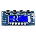 Miniatyrbild 5 av 8: PWM Puls-Kvadratvågssignalgeneratormodul med LCD-display och justerbar frekvens