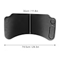 Miniatyrbillede 6 af 8: Foldbar Bilbords Laptop Bakke Rat Multifunktionel Arbejds- og Spisebord Udskiftning til Tesla Model 3 Y