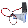 Miniatyrbild 7 av 8: Strömsignalindikator Universal 3-Display Kvadratisk Lampa Ljus 60~500V AC AD16‑22VAHBlå