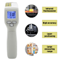 Miniatyrbilde 6 av 8: DT‑820V Infrarødt Termometer Digital Temperaturmåler Berøringsfri Høy Nøyaktighet og Rask Respons for Temperaturtesting