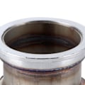 Miniatyrbilde 1 av 5: 5-Bolts Turbo Downpipe Flens til 2,5 tommer V-Bånd Konverteringsadapter Rustfritt Stål Passer for T3/T4