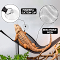 Miniatyrbild 3 av 4: 2 st. Skäggagam Hammock Triangel Reptilhängmatta för Skäggagamer Ödlor Reptil