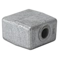 Miniatyrbilde 2 av 8: Anoderblokk Aluminiumlegering 436745 Erstatning for OMC Stringer/Cobra 1982‑1993