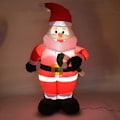 Miniatyrbillede 1 af 2: Julepynt Lokale Layout Rekvisitter 1,2m Oppustelig Cane Julemand 100-240VUS