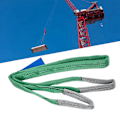 Miniatyrbilde 1 av 8: 2T Flat Løfteslynge Høystyrke Polyester Kranløft Webbing Stropper Rigging Tilbehør 4 Meter