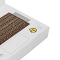 Miniatyrbild 5 av 8: Fällbar Kattklösbräda i Vågig Pappersform med Musleksak för Interaktiva Katt-leksaker