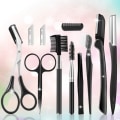 Miniatyrbillede 6 af 8: Eyebrow Razor, 11 i 1 Eyebrow Kit, Multipurpose Exfoliating Tool Face Razors til kvinder, inklusive ansigtstrimmer barbermaskine, øjenbrynsbørste, saks,