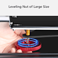 Miniatyrbillede 8 af 8: Printer Ekstruder Kit Aluminium Legering Messing Niveaujusteringsmøtrik Fjeder Dysesæt Letvægts Robust 3D Printer Niveaujusteringsdele