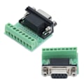 Miniatyrbilde 7 av 8: DB9 Hunn Terminal Breakout Board 9 Posisjoner Skrue Adapter for RS232 RS485 Kontakt