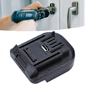 Miniatyrbilde 1 av 8: Batteriadapterkonverter ABS Elektriske Tilbehør for Worx 20V 4 PIN til 5 PIN med USB