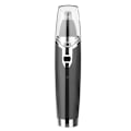 Miniatyrbillede 3 af 4: 2 i 1 Sort Elektrisk Vibrissa Næsehårsbarbermaskine Sideburns Trimmer Klippemaskine EU Stik