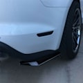 Miniatyrbilde 8 av 8: Kullfiber Bakre Støtfanger Wrap Bil Universal Bakre Støtfanger Wrap Bakre Leppe Wrap Vinkel Separator