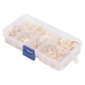 Miniatyrbillede 6 af 8: 150 stk. Ringklemme Terminal Messing Ikke-Isoleret Koldkrympning Tråd Kabelforbindelser