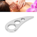 Miniatyrbillede 1 af 8: Gua Sha Værktøj Rustfrit Stål Skrabning Massage Muskelafslappende Værktøj 7x3cm til Fod Ankler Ben