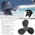 Miniatyrbillede 8 af 8: Udenbordsmotor Propeller 10 Spline Tand 3 Blade 58100-93773-019 9 1/4x10 Passer til Suzuki Prop 8-20HP