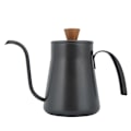 Miniatyrbilde 2 av 2: 400ml Retro Kaffekanne i Rustfritt Stål med Smal Munn og Håndtak