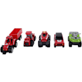 Miniatyrbillede 2 af 8: 1:64 Legering Bilmodel Høj Simulation Ingeniørbil Børnebil Model Legetøj Rød