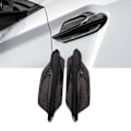 Miniatyrbillede 1 af 8: 2 stk./sæt Kulfiber Sidemarkør Luftventil Dæk Trim Udskiftning til M2 F87 2015‑2020