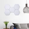 Justerbar ljusstyrka med beröringskänslig teknik, magnetisk panelanslutning, väggmonterad hexagonal ljus för vardagsrum, sovrum, DIY-form