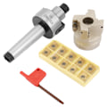 Miniatyrbillede 2 af 2: MT2-FMB22 Fræserholder   400r  50-22 CNC Drejebænk End Fræser   10stk APMT1604 Carbide